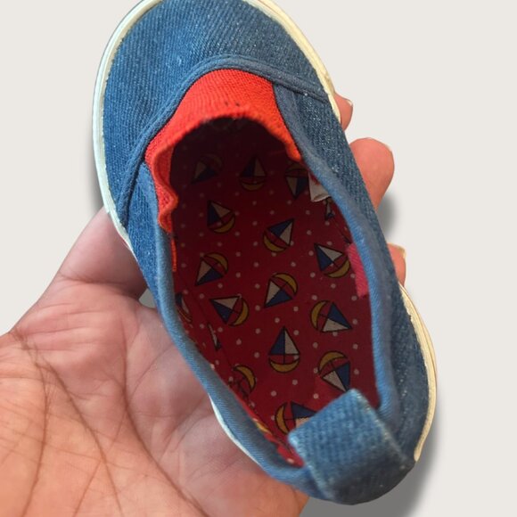 Vintage - (1990's) - Denim Slip On's - Picture 3 of 4